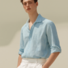 AZURE RIVIERA LINEN SET