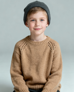 EARTHLINE RAGLAN KNIT SWEATER